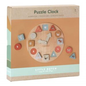 OROLOGIO PUZZLE IN LEGNO LITTLE DUTCH