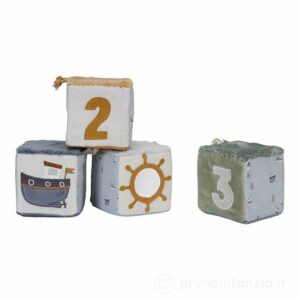 SOFT CUBES SET BOY LITTLE DUTCH