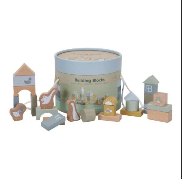 BUILDING BLOCKS BLUE LITTLE DUTCH