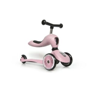 HIGHWAYKICK 1 - MONOPATTINO TRASFORMABILE 2 IN 1 - ROSE SCOOT AND RIDE