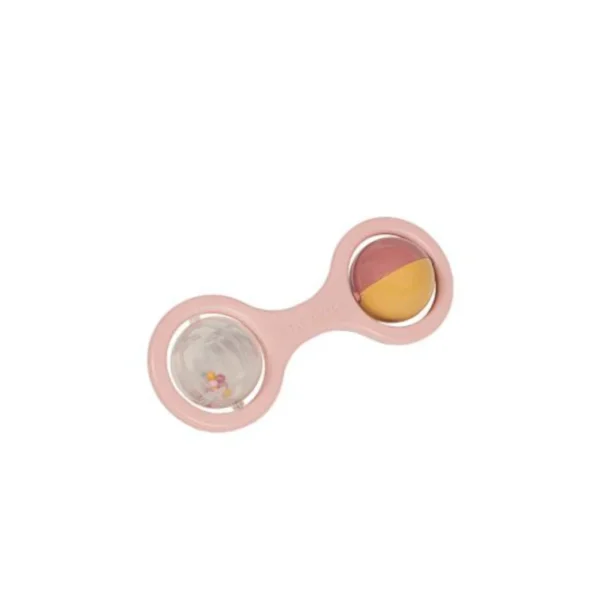SONAGLIO CON PALLINE ROSA LITTLE DUTCH