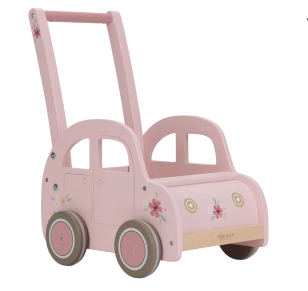 LITTLE DUTCH WALKER WAGON PINK